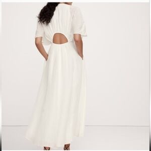 jersey knit asymmetrical draped maxi dress Jersey maxi dress with asymmetrical bodice and draped hips :: LICHI